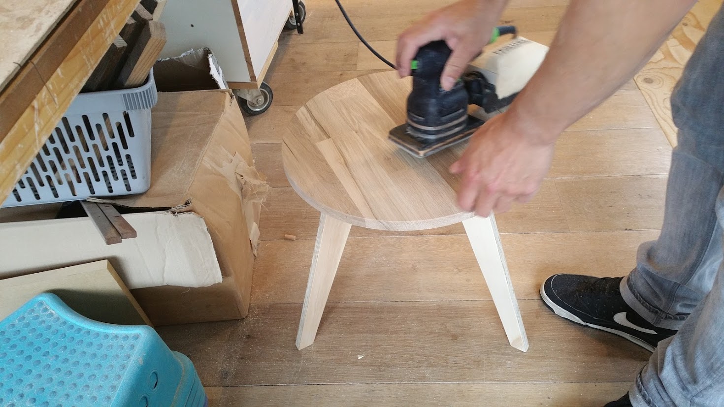 Workshop houtbewerking - klein tafeltje